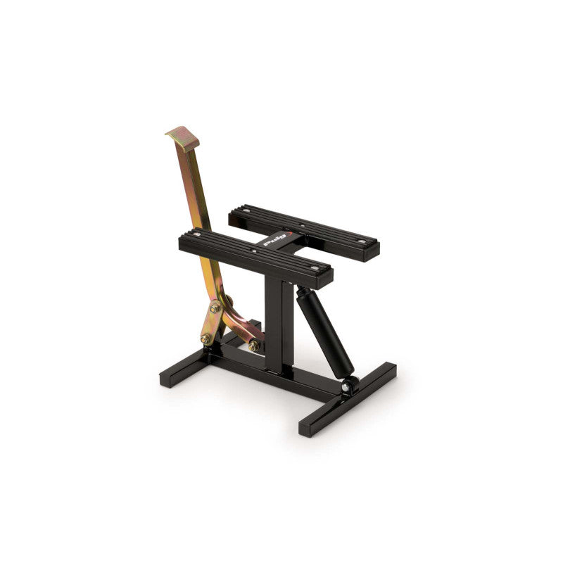 PUIG CAVALLETTO MODELLO OFF-ROAD HYDRAULIC NERO - COD. 6290N - Altezza nella posizione piu' bassa: 300 mm. Altezza nella