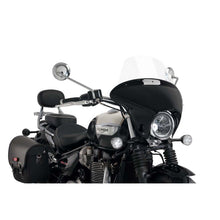 Carica l'immagine nel visualizzatore di Gallery, PUIG CUPOLINO BATWING SML TOURING PER TRIUMPH BONNEVILLE SPEEDMASTER 21-25 TRASPARENTE