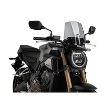Carica l'immagine nel visualizzatore di Gallery, PUIG CUPOLINO NAKED N.G. SPORT HONDA CB650R NEO SPORTS CAFE 24-25 FUME CHIARO