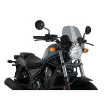 Carica l'immagine nel visualizzatore di Gallery, PUIG CUPOLINO NAKED N.G. SPORT HONDA CMX500 REBEL 17-19 FUME CHIARO