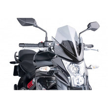 Carica l'immagine nel visualizzatore di Gallery, PUIG CUPOLINO NAKED N.G. SPORT KAWASAKI ER-6N 12-16 FUME CHIARO