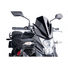 Carica l'immagine nel visualizzatore di Gallery, PUIG CUPOLINO NAKED N.G. SPORT KAWASAKI ER-6N 12-16 NERO