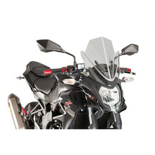 Carica l'immagine nel visualizzatore di Gallery, PUIG CUPOLINO NAKED N.G. SPORT KAWASAKI Z250SL 15-16 FUME CHIARO