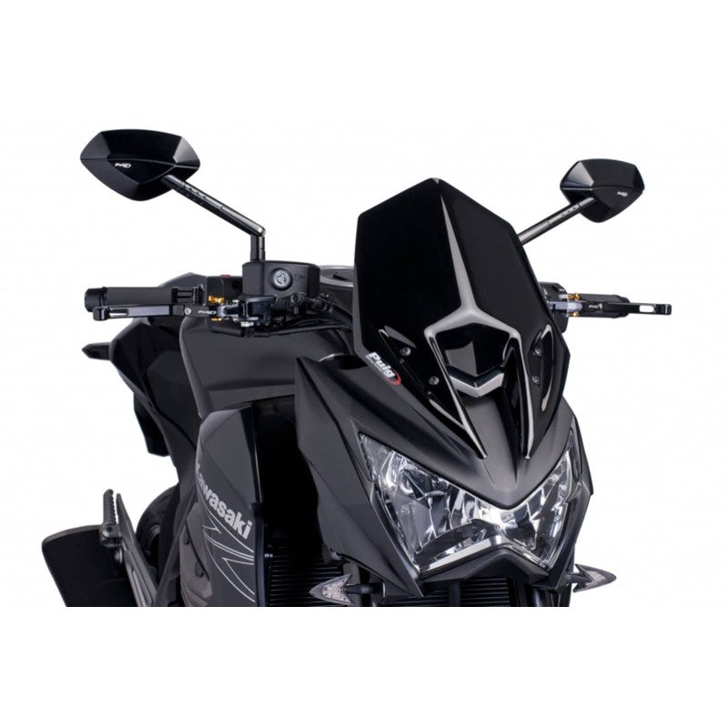 PUIG CUPOLINO NAKED N.G. SPORT KAWASAKI Z800E 13-16 NERO