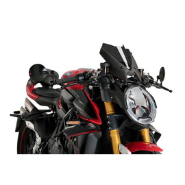 PUIG CUPOLINO NAKED N.G. SPORT MV AGUSTA BRUTALE 1000 ORO 19-23 FUME SCURO