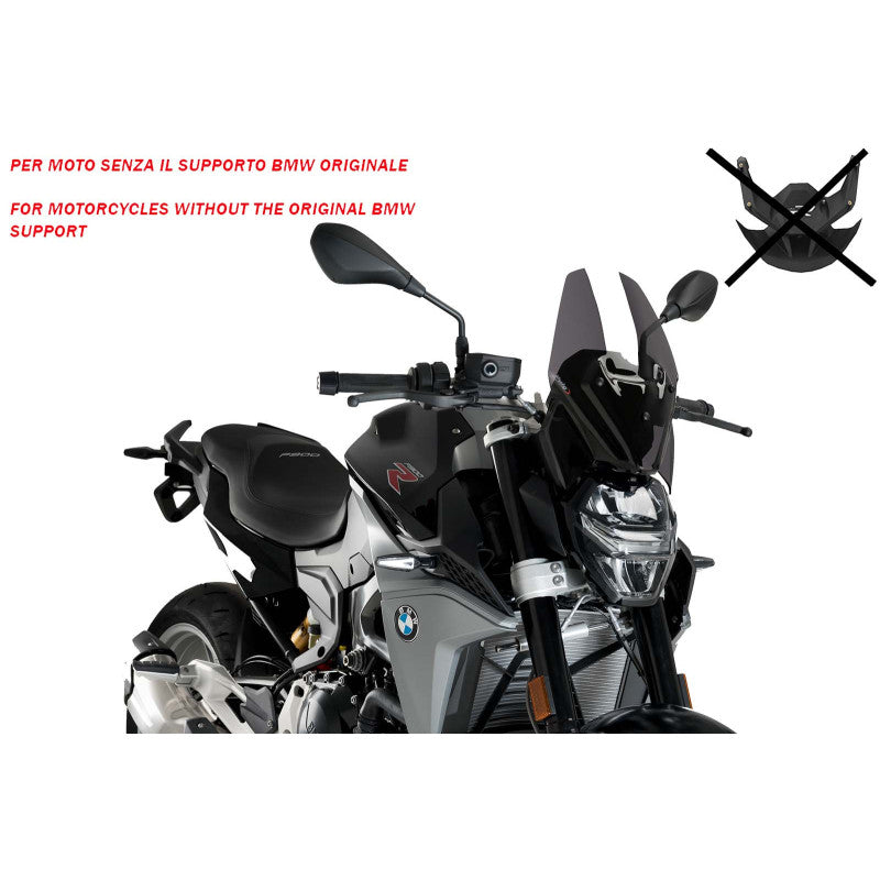 PUIG CUPOLINO NAKED N.G. SPORT-NO SUPP. PER BMW F900 R 2025 FUME SCURO