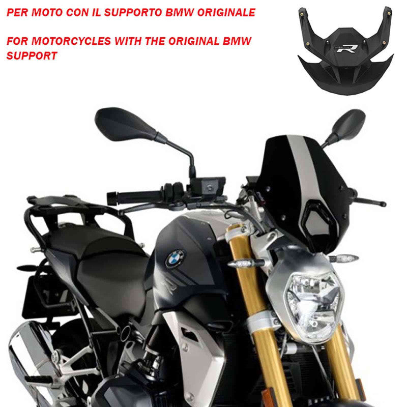 PUIG CUPOLINO NAKED N.G. SPORT-OEM SUPP. PER BMW R1250 R 21-22 NERO
