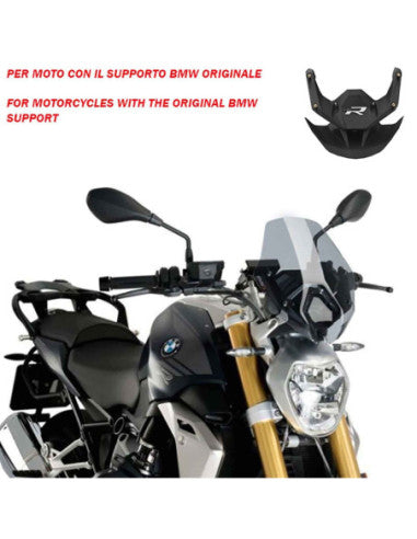 PUIG CUPOLINO NAKED N.G. SPORT-OEM SUPP. PER BMW R1250 R 23-25 FUME CHIARO