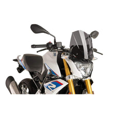 Carica l'immagine nel visualizzatore di Gallery, PUIG CUPOLINO NAKED N.G. SPORT PER BMW G310 R 21-25 FUME SCURO
