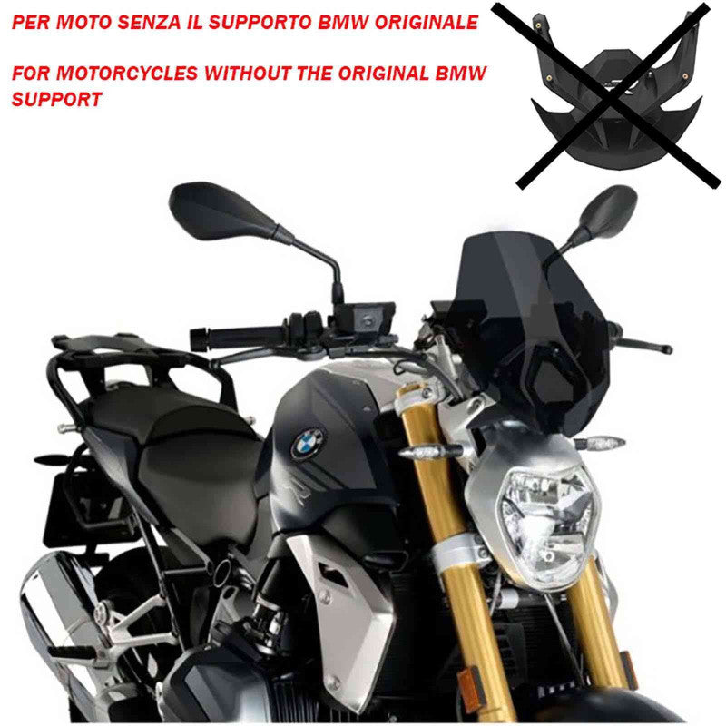 PUIG CUPOLINO NAKED N.G. SPORT PER BMW R1250 R 21-22 FUME SCURO
