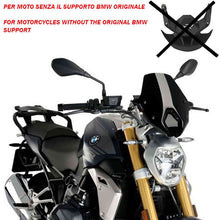 Carica l'immagine nel visualizzatore di Gallery, PUIG CUPOLINO NAKED N.G. SPORT PER BMW R1250 R 21-22 NERO