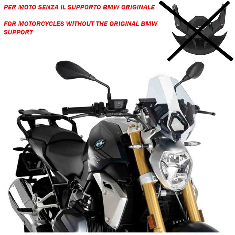 PUIG CUPOLINO NAKED N.G. SPORT PER BMW R1250 R 21-22 TRASPARENTE