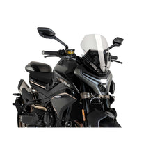 Carica l'immagine nel visualizzatore di Gallery, PUIG CUPOLINO NAKED N.G. SPORT PER CFMOTO 800 NK ADVANCED 23-25 TRASPARENTE