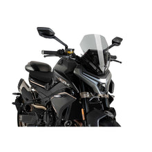 Carica l'immagine nel visualizzatore di Gallery, PUIG CUPOLINO NAKED N.G. SPORT PER CFMOTO 800 NK SPORT 23-25 FUME CHIARO