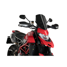 PUIG CUPOLINO NAKED N.G. SPORT PER DUCATI HYPERMOTARD 950 19-25 NERO