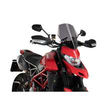 Carica l'immagine nel visualizzatore di Gallery, PUIG CUPOLINO NAKED N.G. SPORT PER DUCATI HYPERMOTARD 950 SP 19-25 FUME SCURO