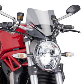 PUIG CUPOLINO NAKED N.G. SPORT PER DUCATI MONSTER 1200 S 17-20 FUME CHIARO