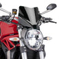 PUIG CUPOLINO NAKED N.G. SPORT PER DUCATI MONSTER 821 2017 NERO