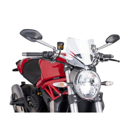 PUIG CUPOLINO NAKED N.G. SPORT PER DUCATI MONSTER 821 2017 TRASPARENTE