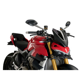 PUIG CUPOLINO NAKED N.G. SPORT PER DUCATI STREETFIGHTER V4 23-24 FUME SCURO