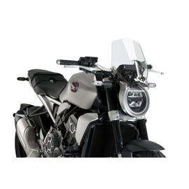 PUIG CUPOLINO NAKED N.G. SPORT PER HONDA CB1000R BLACK EDITION 21-25 TRASPARENTE