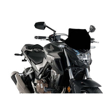 Carica l'immagine nel visualizzatore di Gallery, PUIG CUPOLINO NAKED N.G. SPORT PER HONDA CB500F 17-18 NERO-COD.21412N