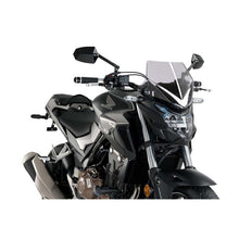 Carica l'immagine nel visualizzatore di Gallery, PUIG CUPOLINO NAKED N.G. SPORT PER HONDA CB500F 2016 FUME CHIARO
