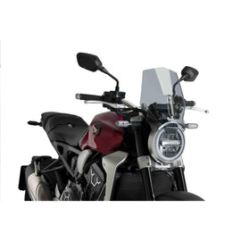 PUIG CUPOLINO NAKED N.G. SPORT PER HONDA CB650R NEO SPORTS CAFE 21-23 FUME CHIARO