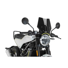 Carica l'immagine nel visualizzatore di Gallery, PUIG CUPOLINO NAKED N.G. SPORT PER HUSQVARNA VITPILEN 125 24-25 NERO