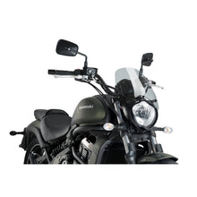 Carica l'immagine nel visualizzatore di Gallery, PUIG CUPOLINO NAKED N.G. SPORT PER KAWASAKI VULCAN S 17-20 FUME CHIARO