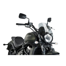 Carica l'immagine nel visualizzatore di Gallery, PUIG CUPOLINO NAKED N.G. SPORT PER KAWASAKI VULCAN S 21-25 FUME CHIARO