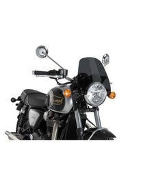 PUIG CUPOLINO NAKED N.G. SPORT PER TRIUMPH BONNEVILLE T100 02-16 FUME SCURO