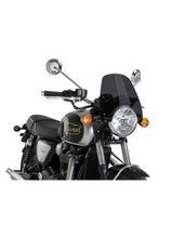 Carica l'immagine nel visualizzatore di Gallery, PUIG CUPOLINO NAKED N.G. SPORT PER TRIUMPH BONNEVILLE T100 22-25 FUME SCURO
