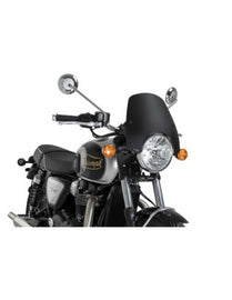 PUIG CUPOLINO NAKED N.G. SPORT PER TRIUMPH BONNEVILLE T120 16-25 NERO OPACO