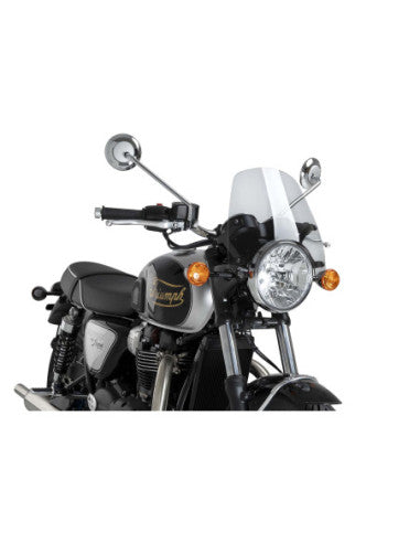 PUIG CUPOLINO NAKED N.G. SPORT PER TRIUMPH BONNEVILLE T120 16-25 TRASPARENTE