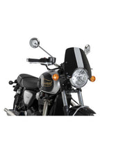 Carica l'immagine nel visualizzatore di Gallery, PUIG CUPOLINO NAKED N.G. SPORT PER TRIUMPH BONNEVILLE T120 BLACK 21-25 NERO
