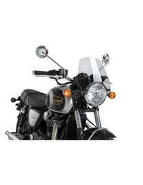 PUIG CUPOLINO NAKED N.G. SPORT PER TRIUMPH BONNEVILLE T120 BLACK 21-25 TRASPARENTE