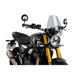 PUIG CUPOLINO NAKED N.G. SPORT PER TRIUMPH SPEED 400 24-25 FUME CHIARO