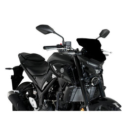 PUIG CUPOLINO NAKED N.G. SPORT PER YAMAHA MT-03 20-25 NERO