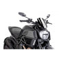 PUIG CUPOLINO NAKED N.G. SPORT REGOLABILE DUCATI DIAVEL 14-16 NERO