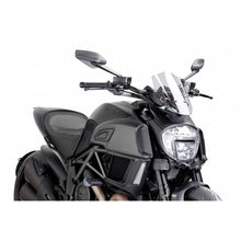 Carica l'immagine nel visualizzatore di Gallery, PUIG CUPOLINO NAKED N.G. SPORT REGOLABILE DUCATI DIAVEL 14-16 TRASPARENTE