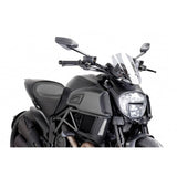 PUIG CUPOLINO NAKED N.G. SPORT REGOLABILE DUCATI DIAVEL 14-16 TRASPARENTE