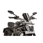 PUIG CUPOLINO NAKED N.G. SPORT REGOLABILE PER DUCATI X DIAVEL 18-23 NERO