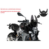 PUIG CUPOLINO NAKED N.G. SPORT-SUPP.OEM PER BMW F900 R 2025 FUME SCURO