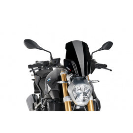 PUIG CUPOLINO NAKED N.G. SPORT-SUPP.ORIG. PER BMW R1200 R 17-18 NERO