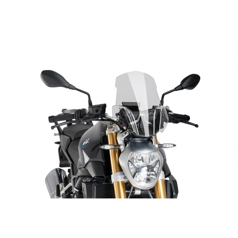 PUIG CUPOLINO NAKED N.G. SPORT-SUPP.ORIG. PER BMW R1200 R 17-18 TRASPARENTE