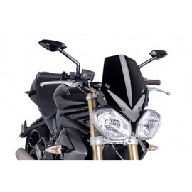 PUIG CUPOLINO NAKED N.G. SPORT TRIUMPH SPEED TRIPLE 11-15 NERO