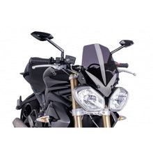 Carica l'immagine nel visualizzatore di Gallery, PUIG CUPOLINO NAKED N.G. SPORT TRIUMPH SPEED TRIPLE R 12-15 FUME SCURO