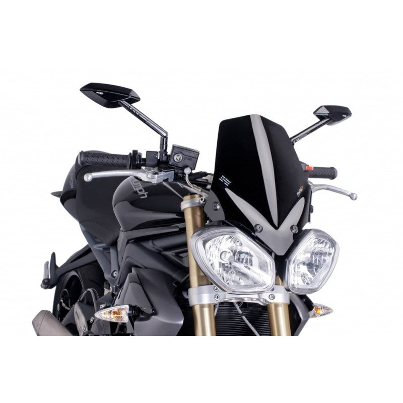 PUIG CUPOLINO NAKED N.G. SPORT TRIUMPH SPEED TRIPLE R 12-15 NERO