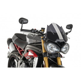 PUIG CUPOLINO NAKED N.G. SPORT TRIUMPH STREET TRIPLE R/RS 17-19 FUME SCURO